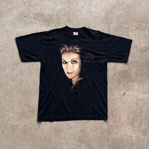 Vintage 1999 Celine Dion Lets Talk About Love Tour T-Shirt Large NWOT